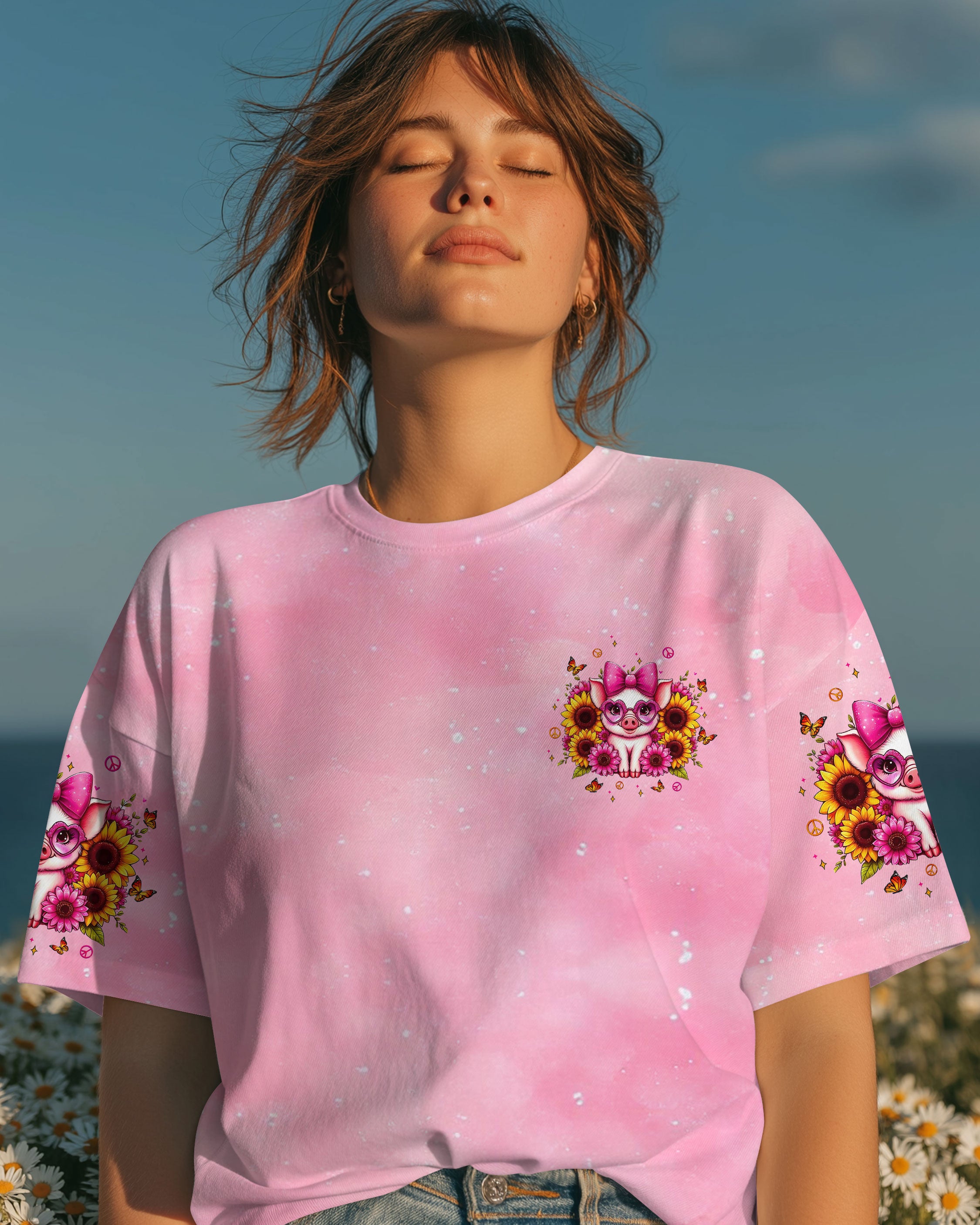 GETTIN' PIGGY WITH IT PIG ALL OVER PRINT - TLTW1607252
