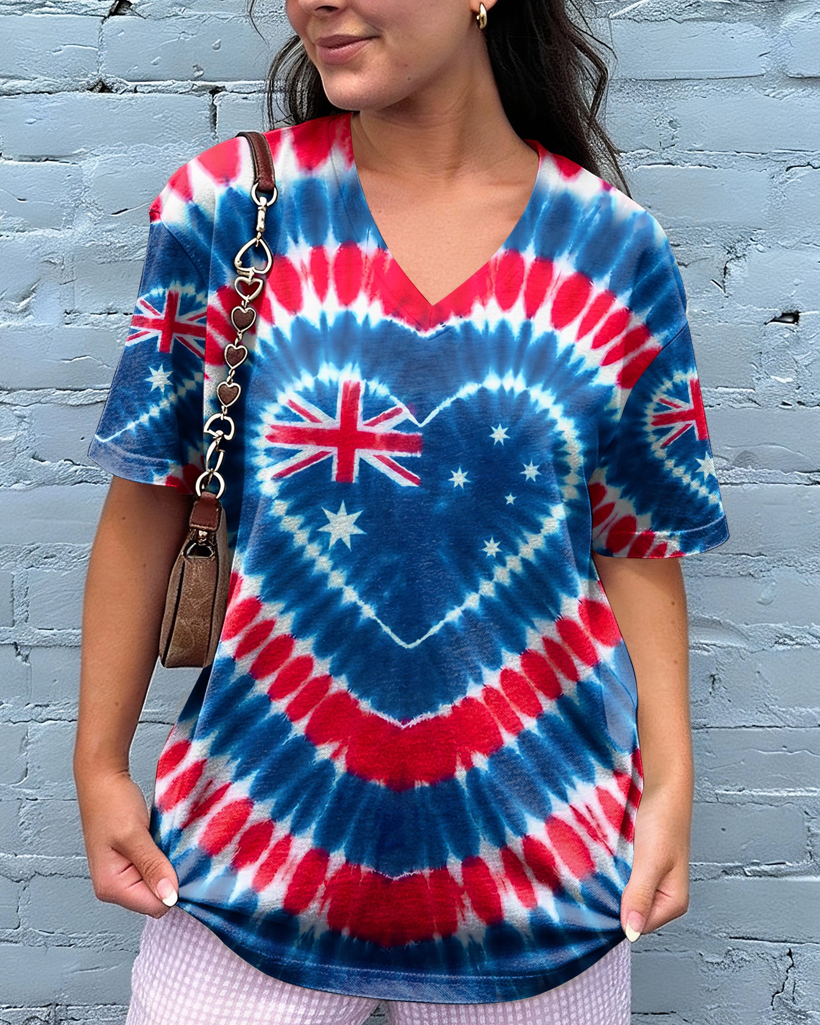 AUSTRALIA FLAG HEART ALL OVER PRINT - TYPQ1106263