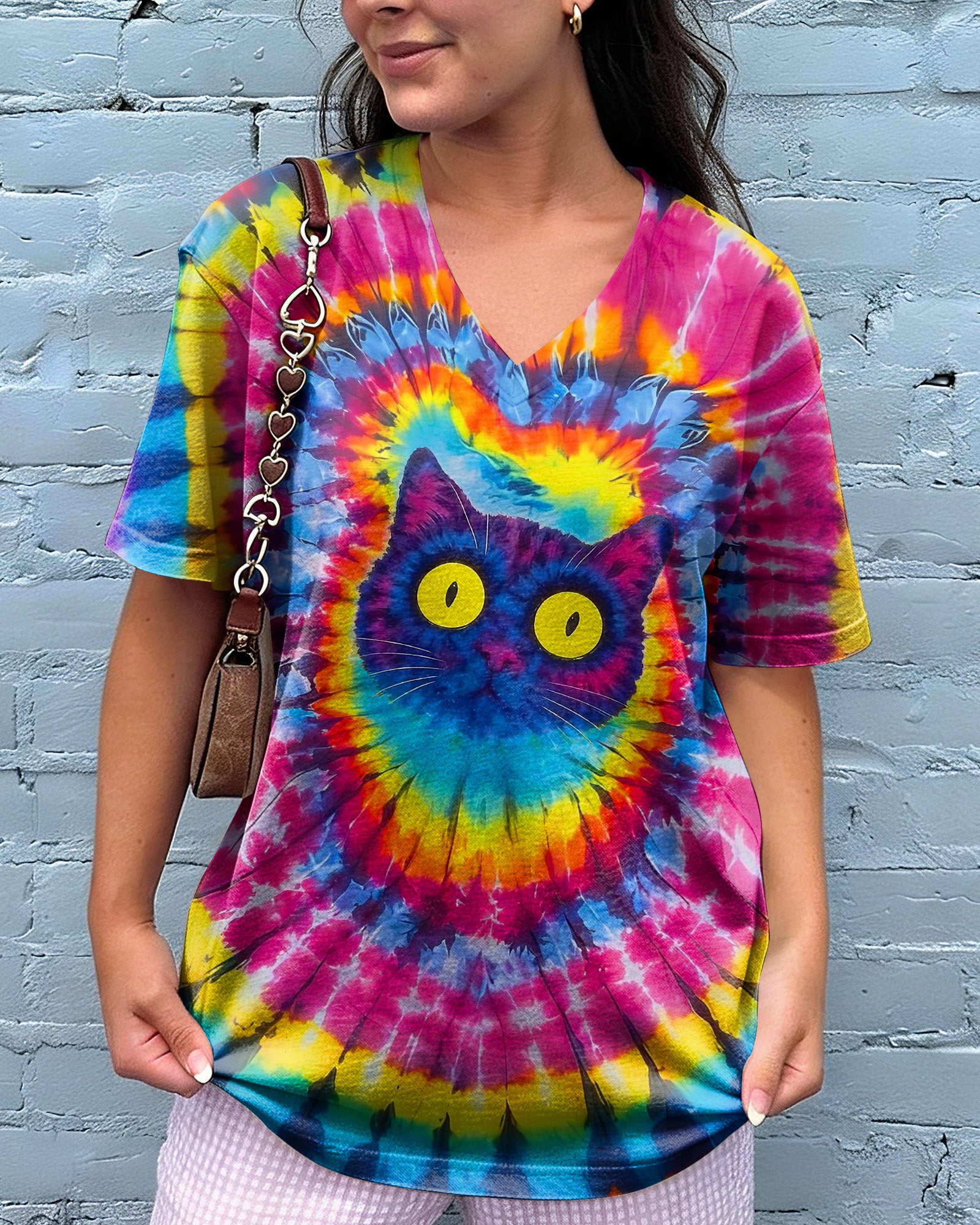 APPARENTLY I HAVE AN ATTITUDE WHO KNEW CAT ALL OVER PRINT - TLNO0403262
