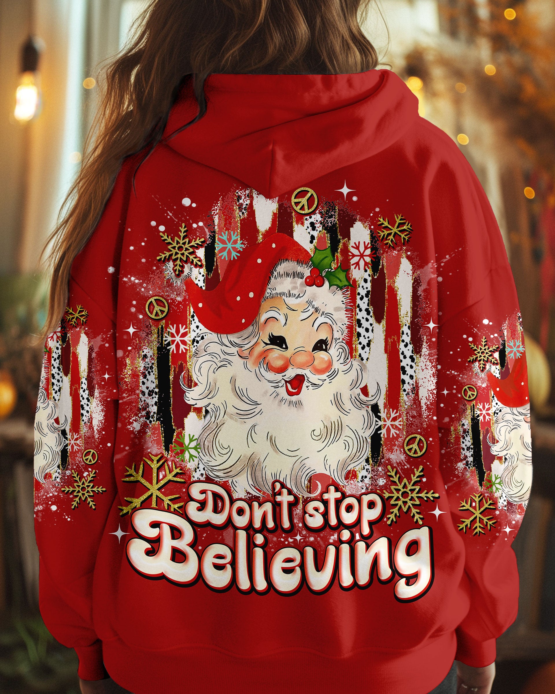 DON'T STOP BELIEVING CHRISTMAS ALL OVER PRINT - TLNO1611243