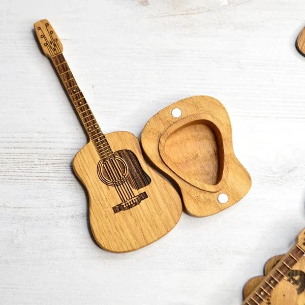 Wooden Acoustic Guitar Pick Box – LAST DAY 49% OFF