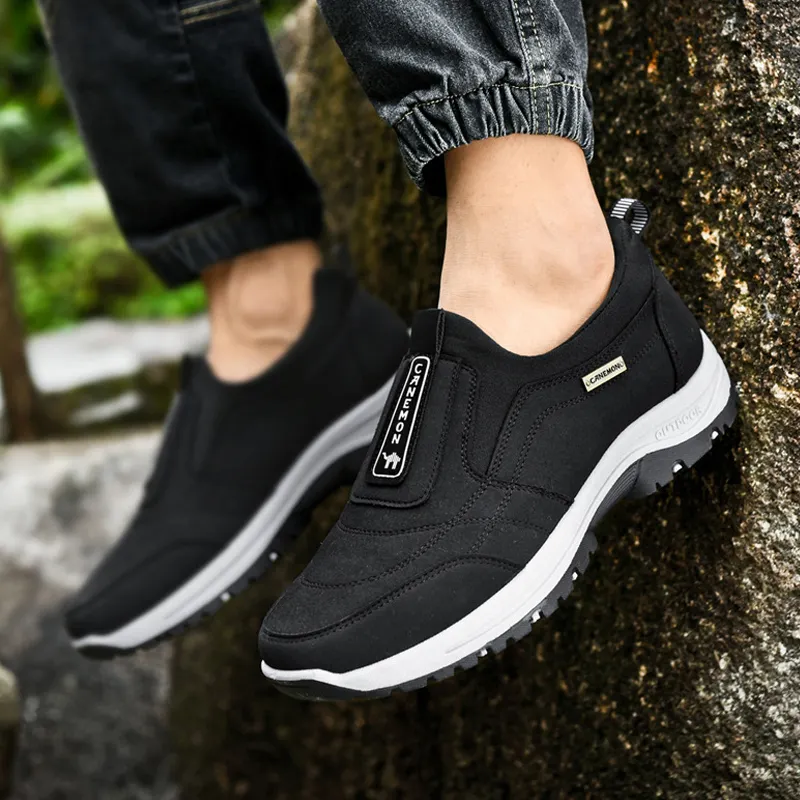(⏰Sell At The Lowest Price🔥)Men's Comfortable Waterproof Breathable Orthopedic Walking Shoes Hiking Shoes