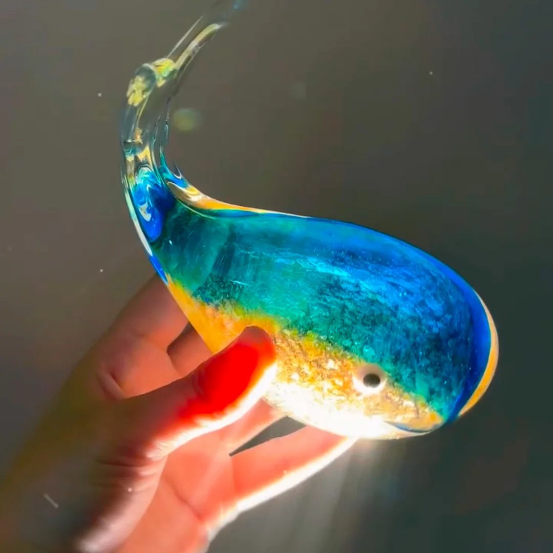 ⏰Historical Lowest Price: Save 49%-🐋Colorful glass whale ornaments - Heal your every moment