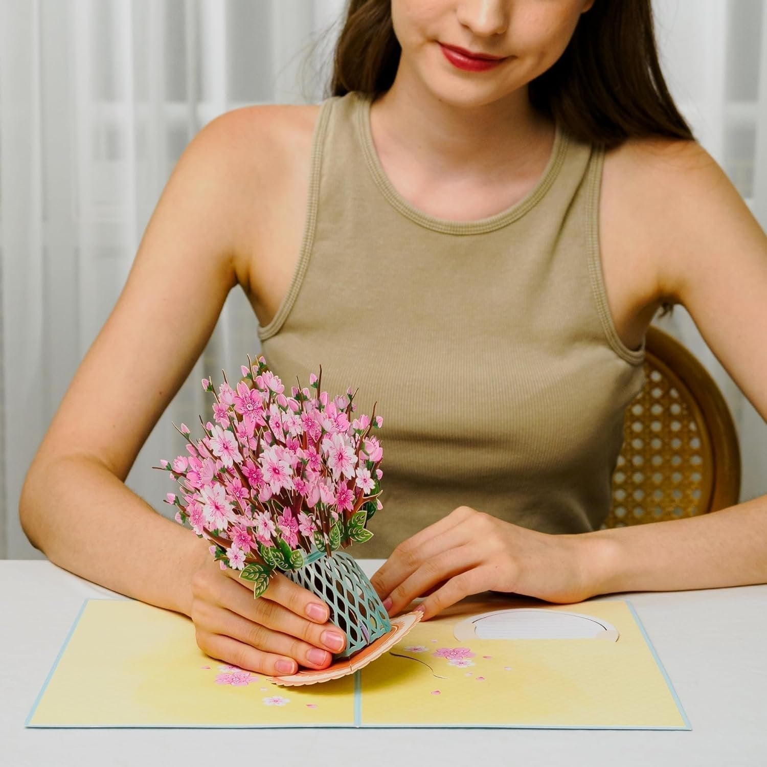 💗35K+ SOLD! 🌼💌 Forever-Blooming 3D Flower Pop-Up Card– Personalized Love Message & Everlasting Bloom 🎁