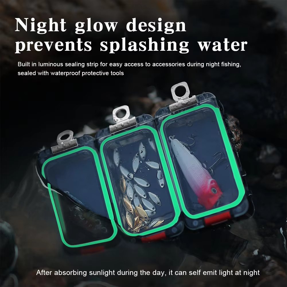 Magnetic fish hook storage cube