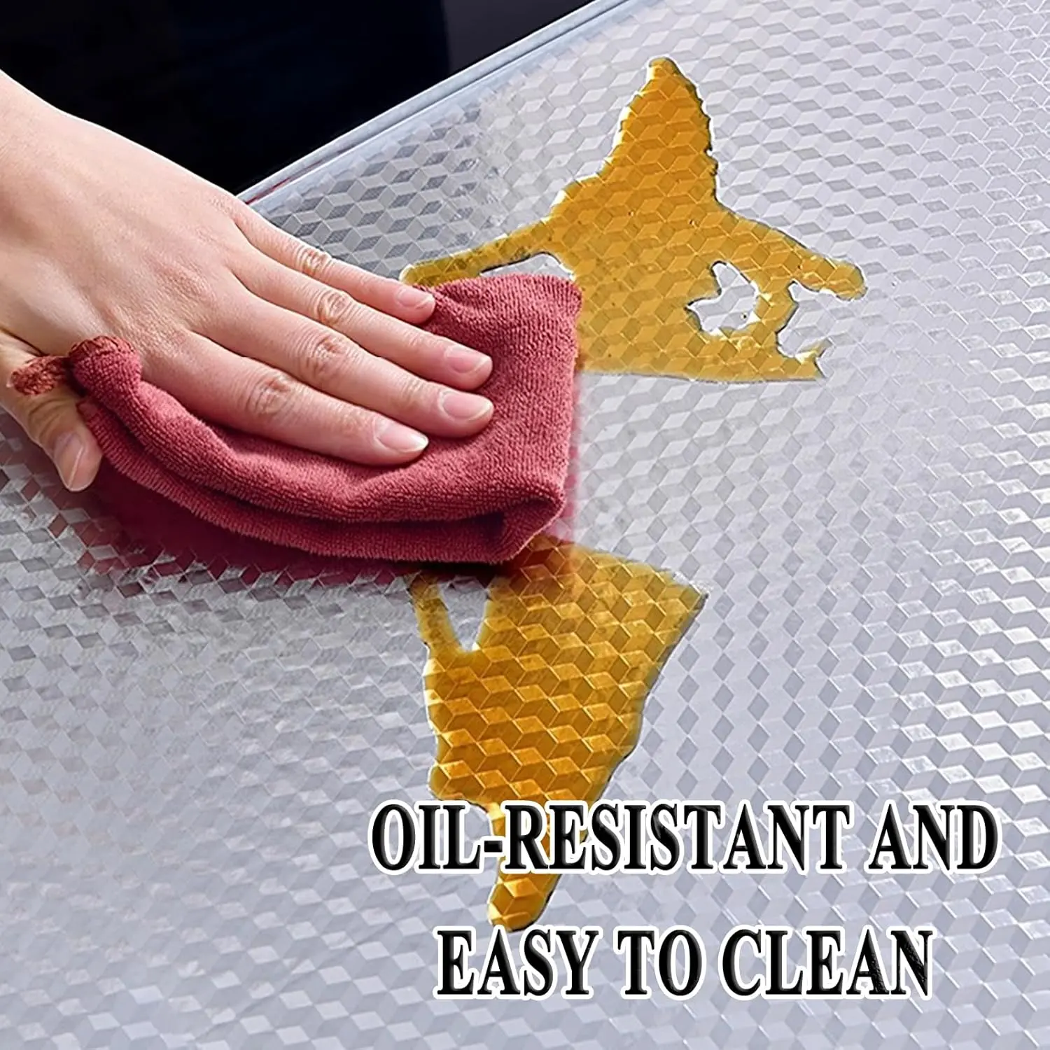 Peel and Stick Wallpaper, Waterproof Contact Paper for Kitchen Countertops Cabinets, Self-Adhesive Removable Aluminum Foil Sticker, Oil Proof Heat Resistant, Easy Clean (40cm*3m)