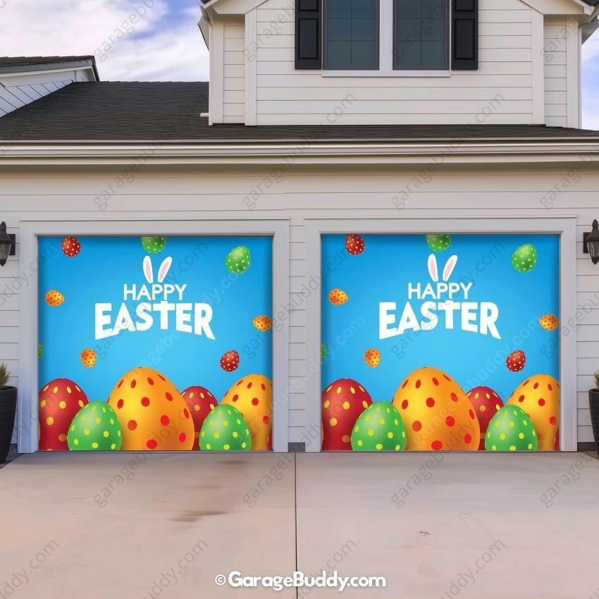 Garage Buddy | Happy Easter | Festive Garage Door Cover