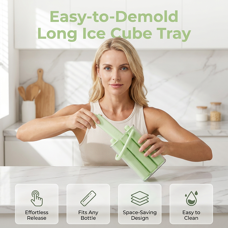 Easy-Release Long Ice Stick Tray