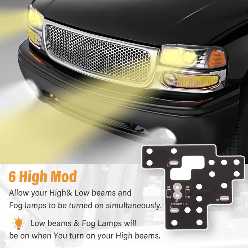💪Hot Sale! 🔥49% OFF - 🚗6 High Mod for Fog Lights&Low Beams&High Beams Lamp on Simultaneously