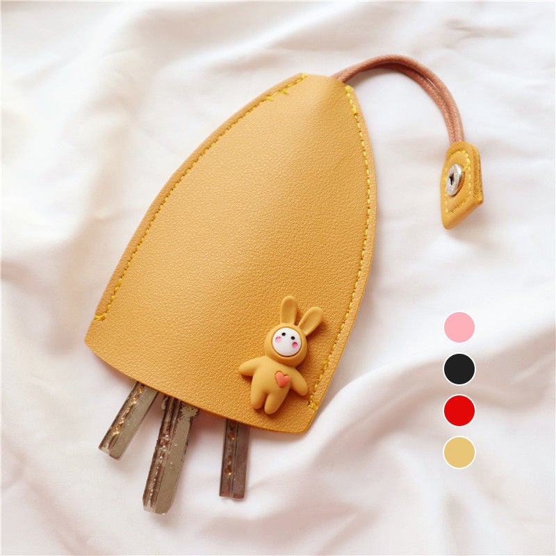 🔥LAST DAY 50% OFF - 🐰✨Cute Fruits PU Leather Key Bag