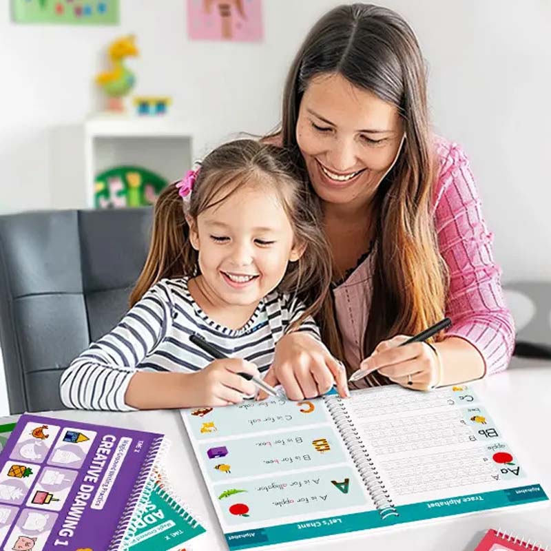 Magic Grooved Copybook Writing Practice Set