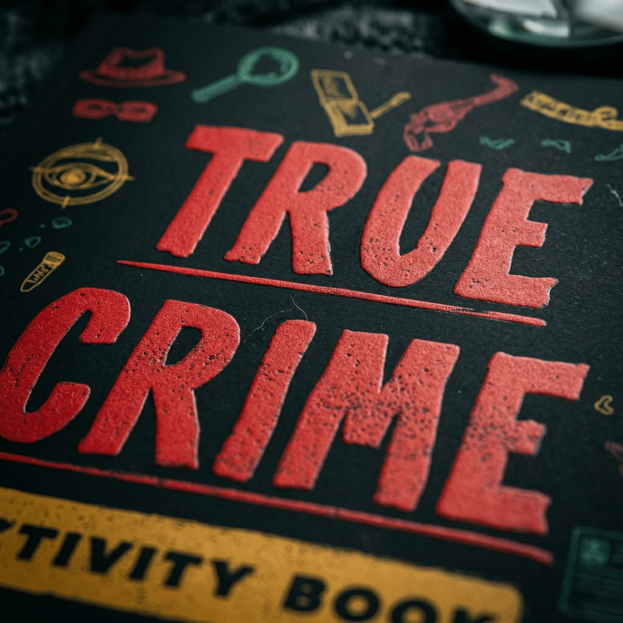 📚️True Crime Activity Book And Perfect Gift For Adults