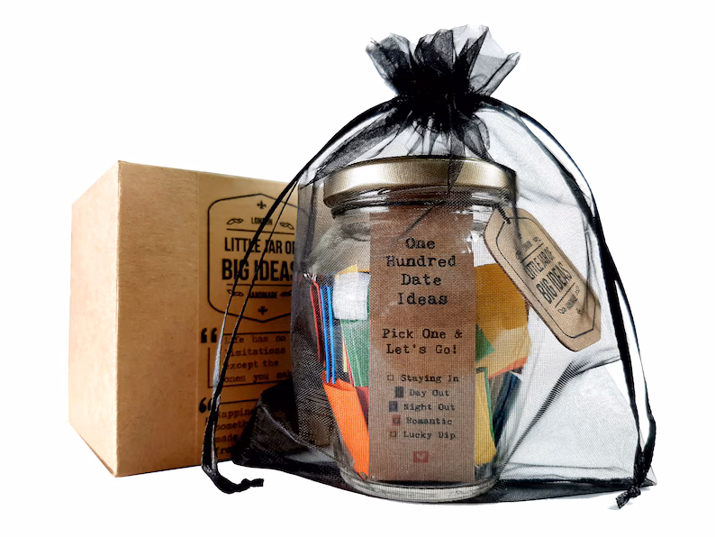 ❤100 Date Ideas Jar
