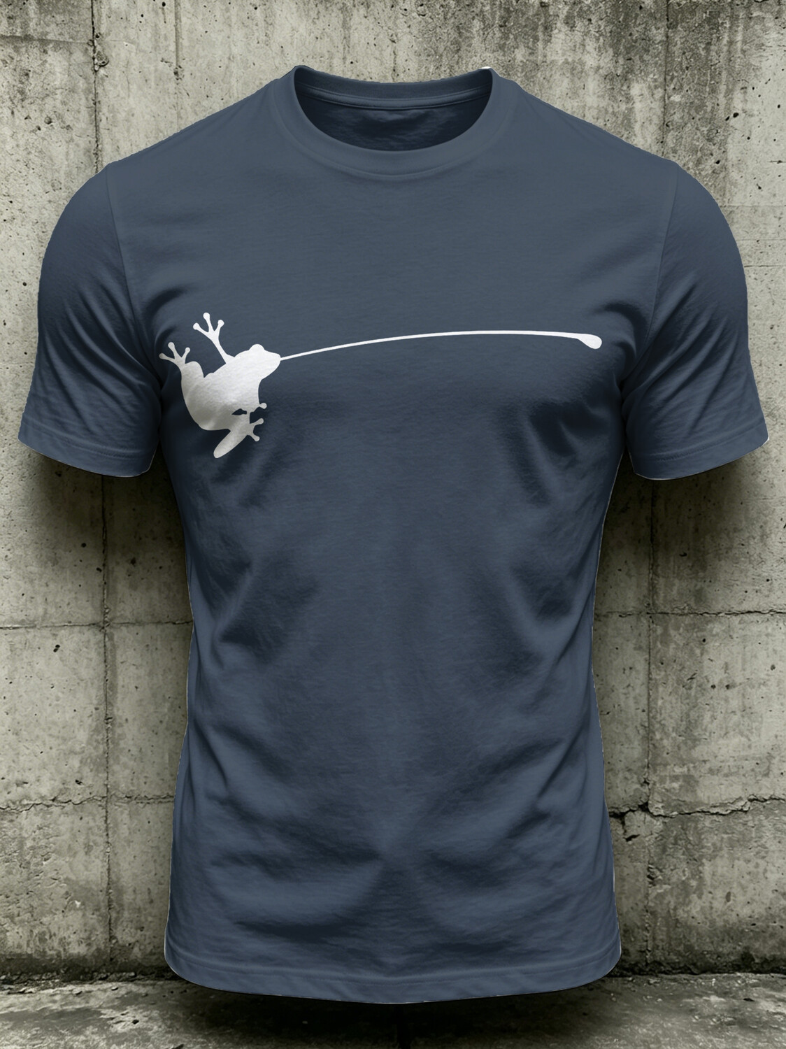 Men's Fun Frog Tongue Cotton Casual T-Shirt