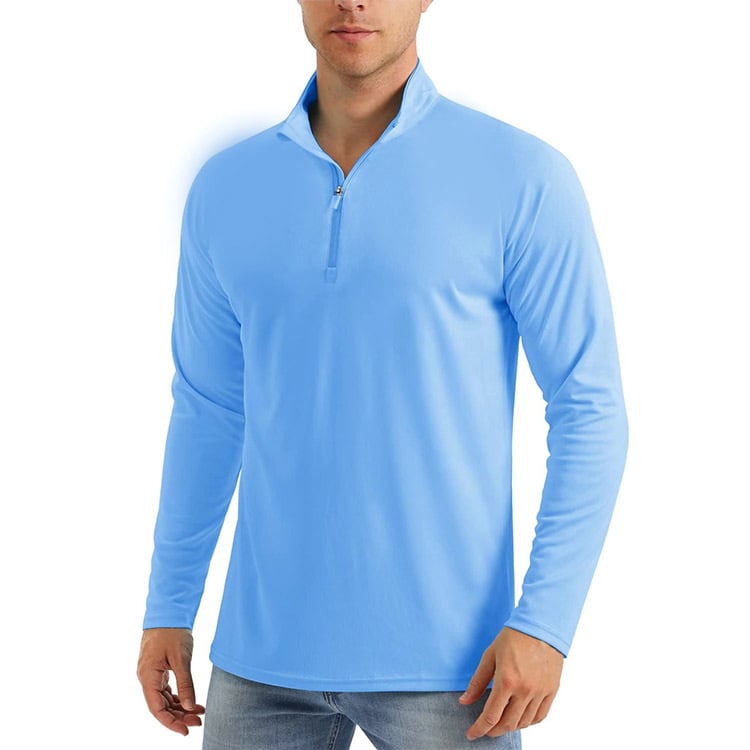 🎁Last Day Promotion 49% OFF-🔥Men's 1/4 Zip Shirt UPF 50+ Quick Dry Lightweight Long Sleeve