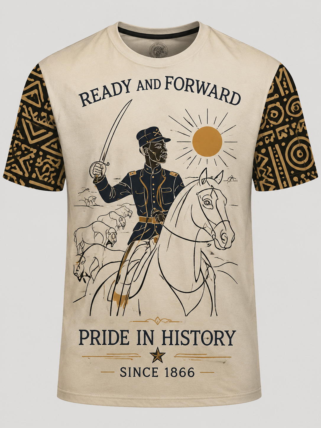 Men's Ready And Forward Pride In History Since 1866 Print T-Shirt