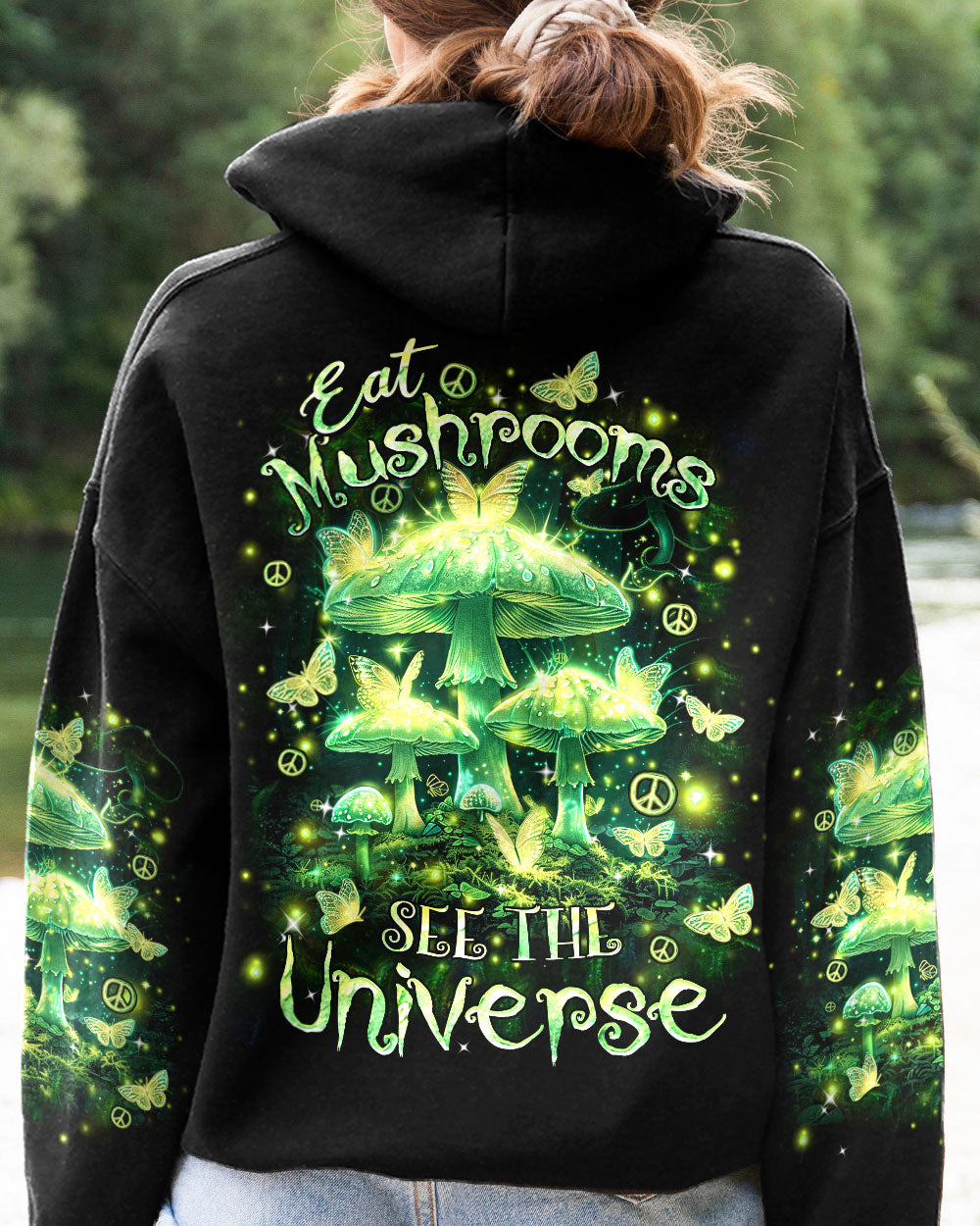 EAT MUSHROOMS SEE THE UNIVERSE ALL OVER PRINT - YHHN0603242