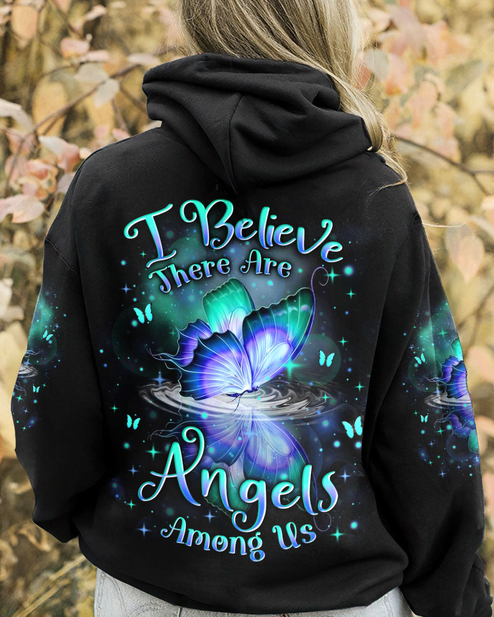 I BELIEVE THERE ARE ANGELS AMONG US ALL OVER PRINT - YHLN2512234