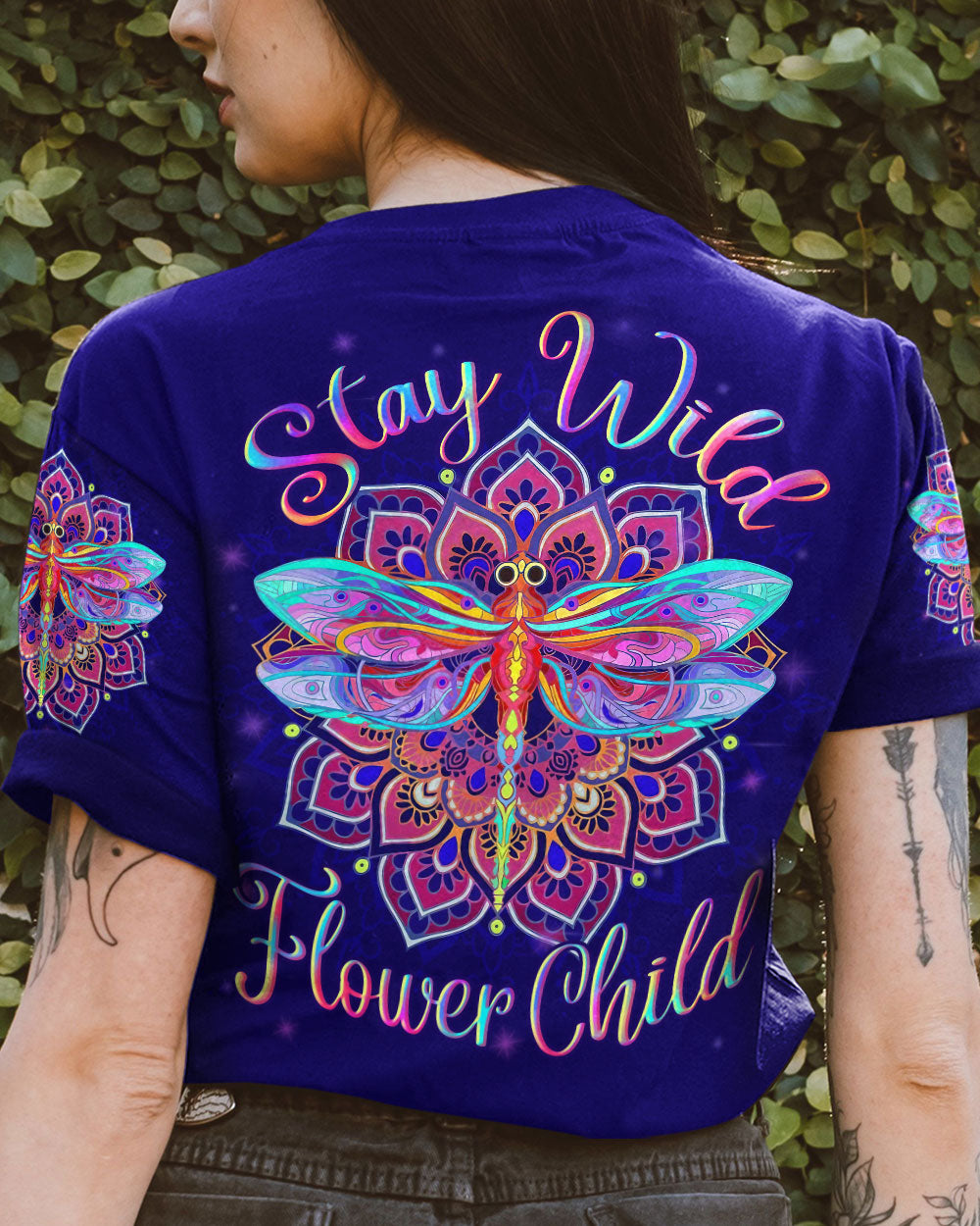 STAY WILD FLOWER CHILD ALL OVER PRINT - YHLN2905233