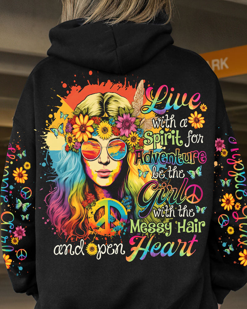 LIVE WITH A SPIRIT TIE DYE ALL OVER PRINT - NO0302231