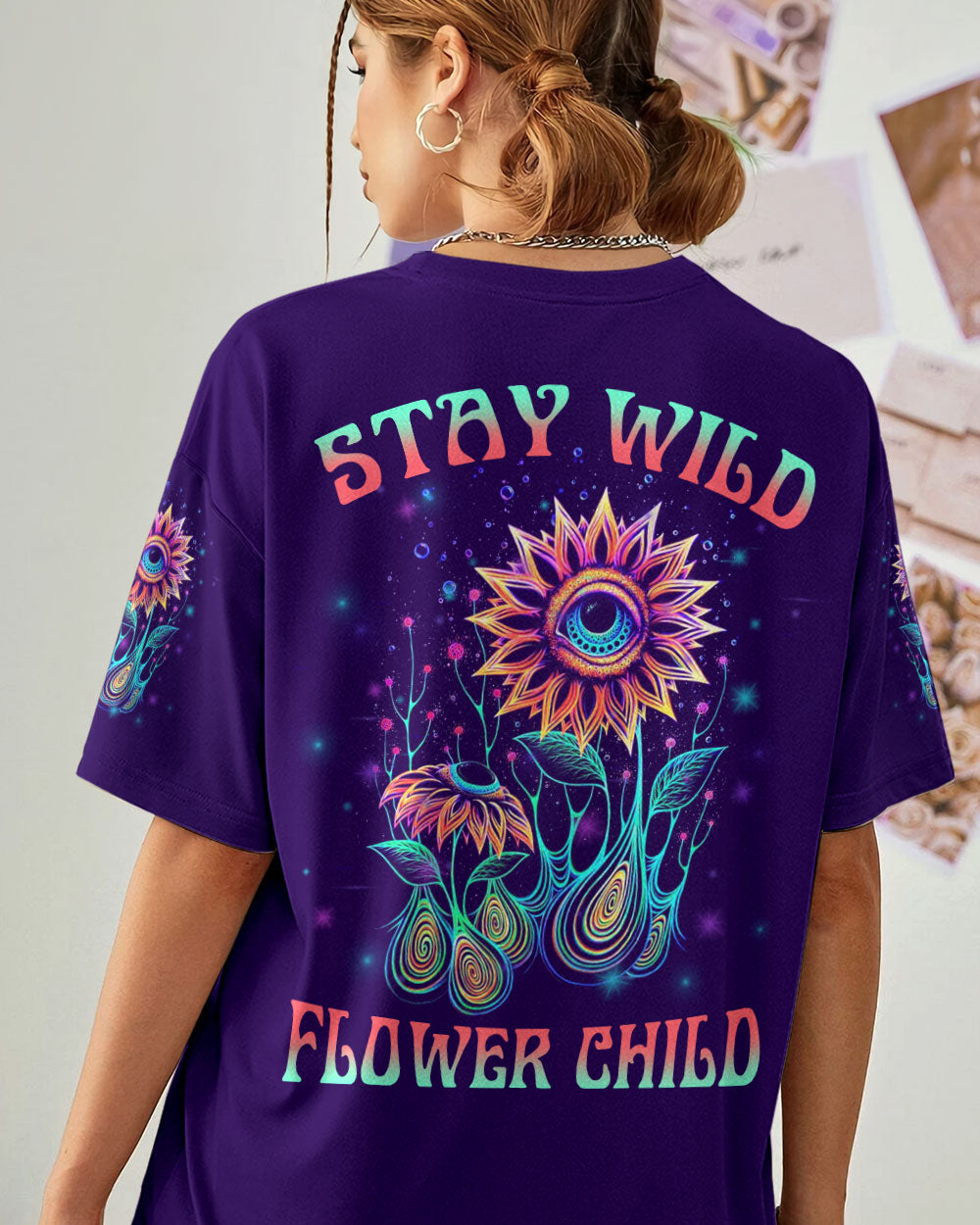 STAY WILD FLOWER CHILD ALL OVER PRINT - YHLN1003234