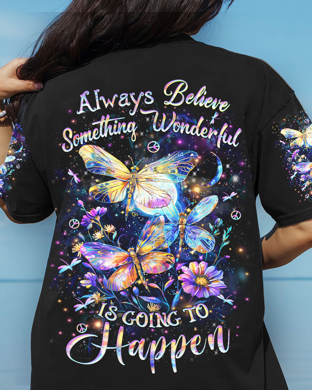 ALWAYS BELIEVE SOMETHING ALL OVER PRINT - YHHN1303243