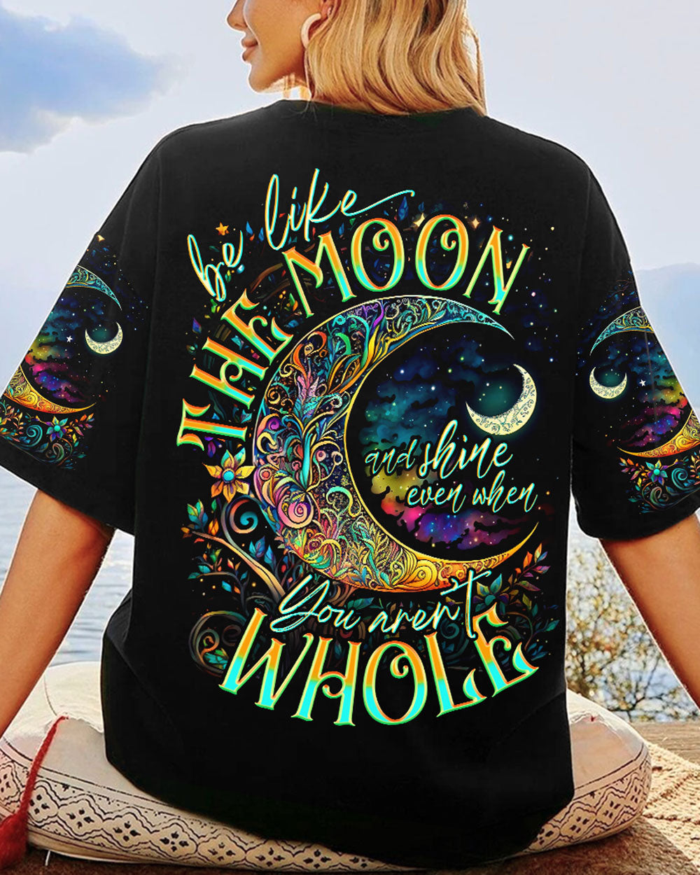 BE LIKE THE MOON ALL OVER PRINT - TLNO2704232