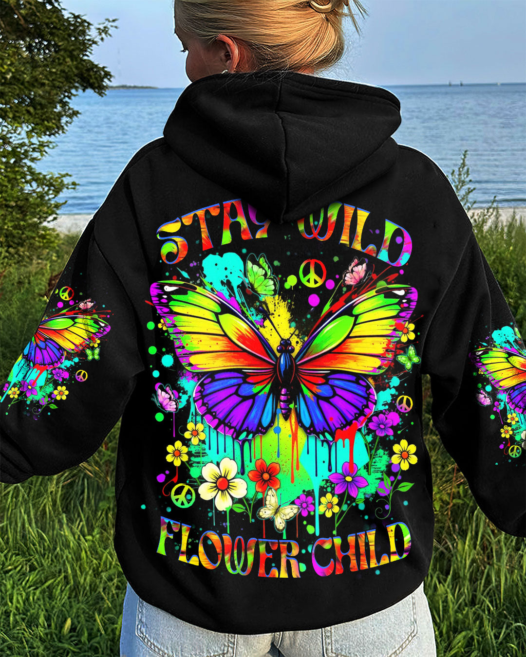 STAY WILD FLOWER CHILD ALL OVER PRINT - YHHN2011242