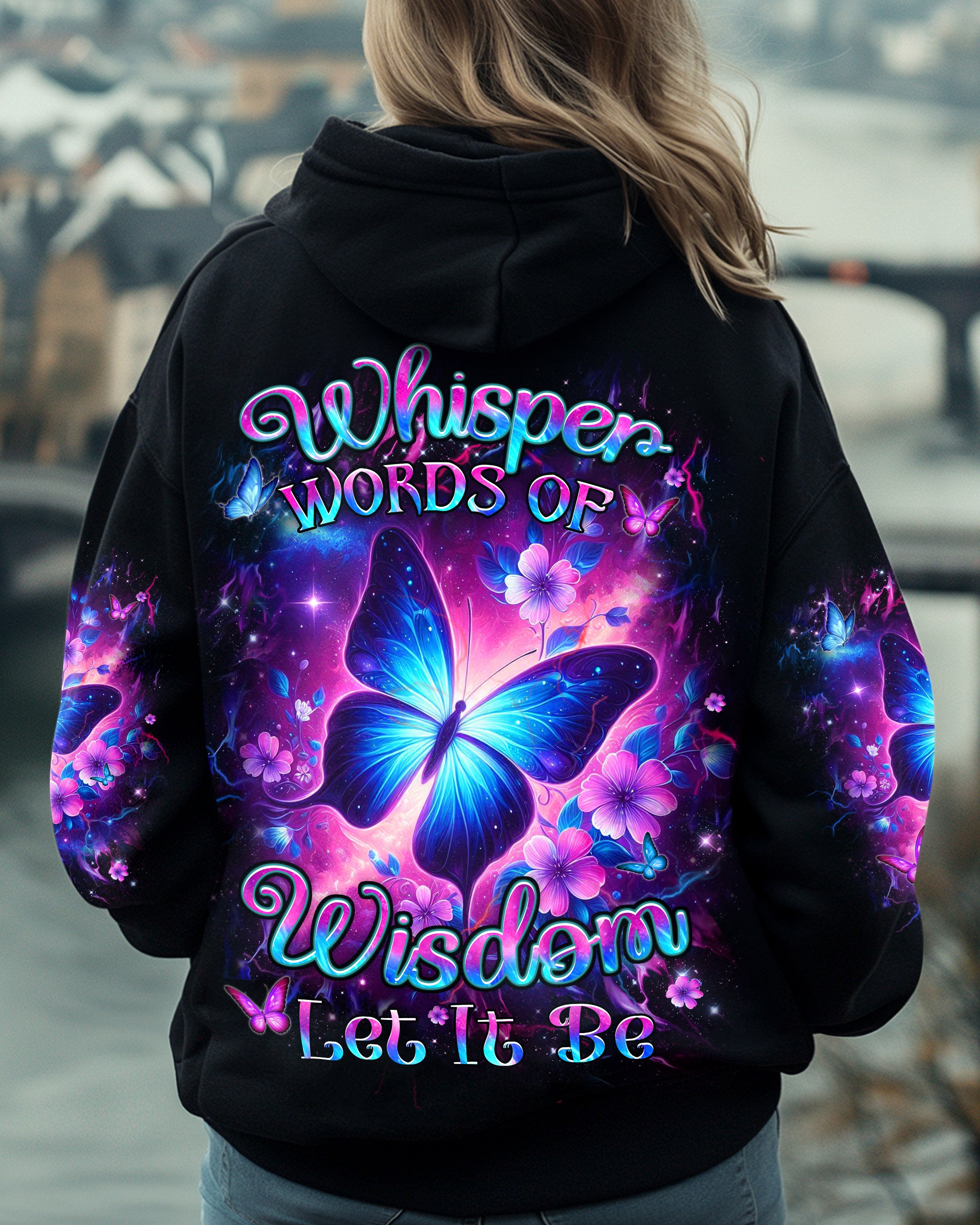 WHISPER WORDS OF WISDOM LET IT BE BUTTERFLY ALL OVER PRINT - YHHN2612243