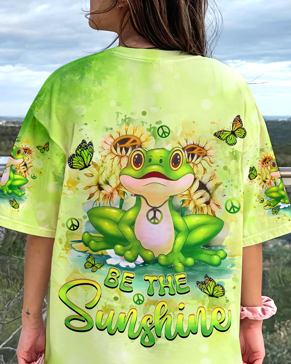 BE THE SUNSHINE FROG ALL OVER PRINT - YHHN0407242