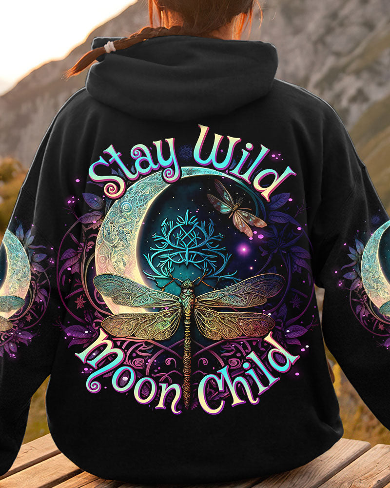 STAY WILD MOON CHILD DRAGONFLY ALL OVER PRINT - TLNO0403233
