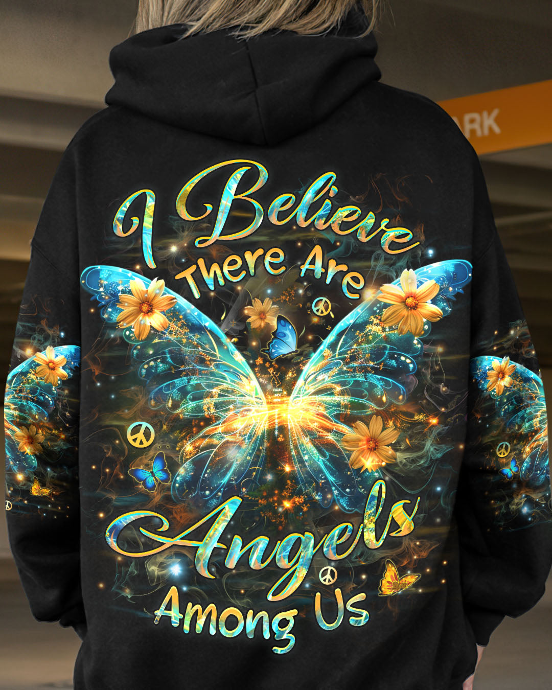 I BELIEVE THERE ARE ANGELS AMONG US WINGS ALL OVER PRINT - YHHN1908243