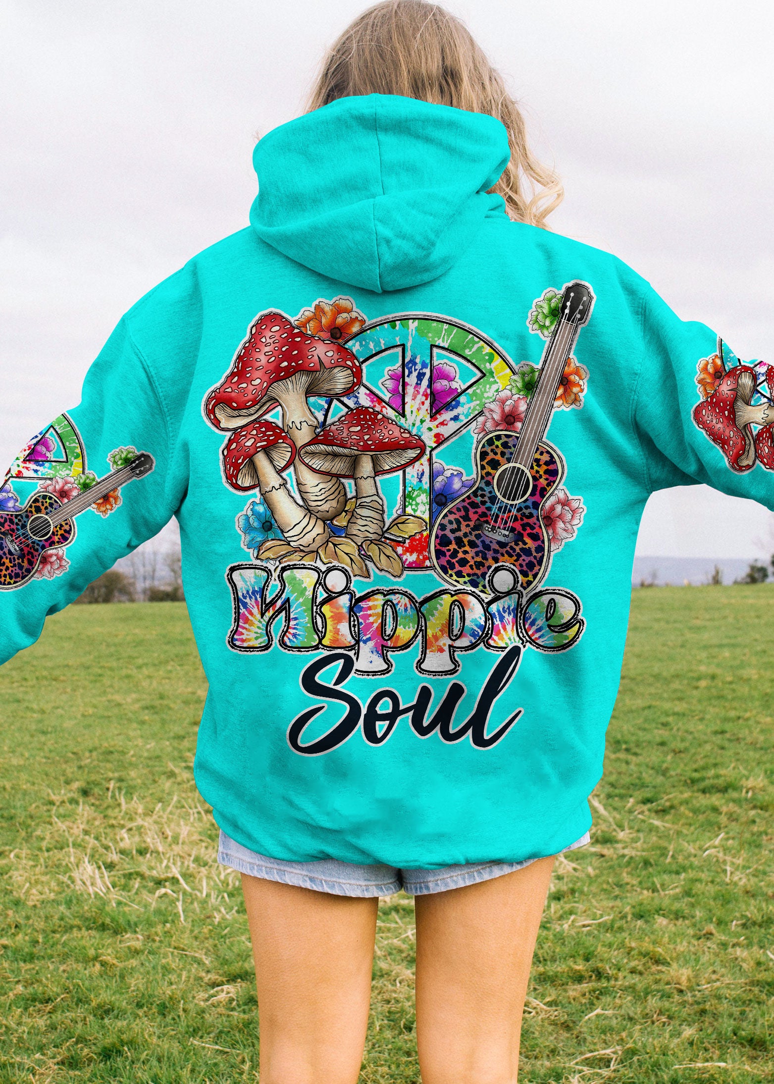HIPPIE SOUL GUITAR ALL OVER PRINT - TLNO0303231
