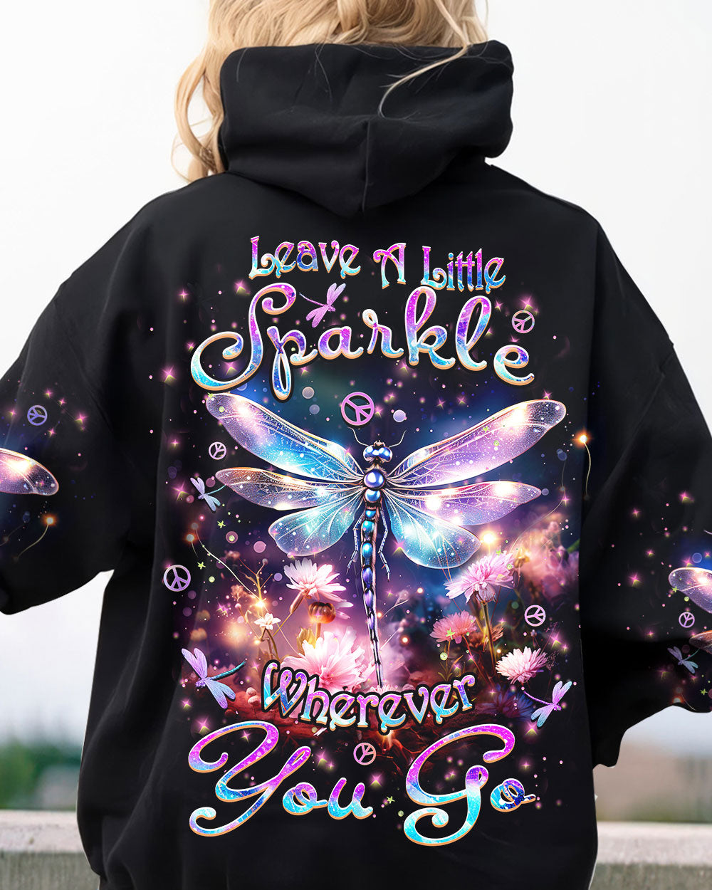 LEAVE A LITTLE SPARKLE WHEREVER YOU GO ALL OVER PRINT - YHHN3101242