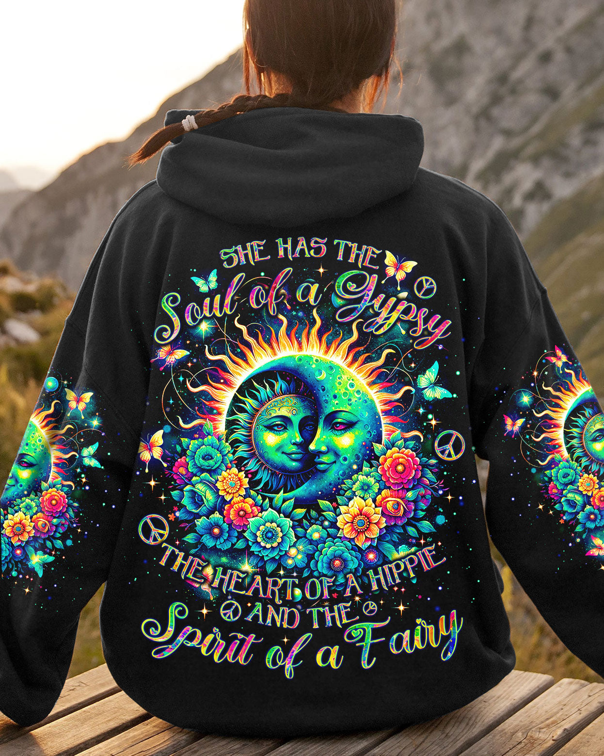 SPIRIT OF A FAIRY SUN MOON ALL OVER PRINT - TLNO1801242