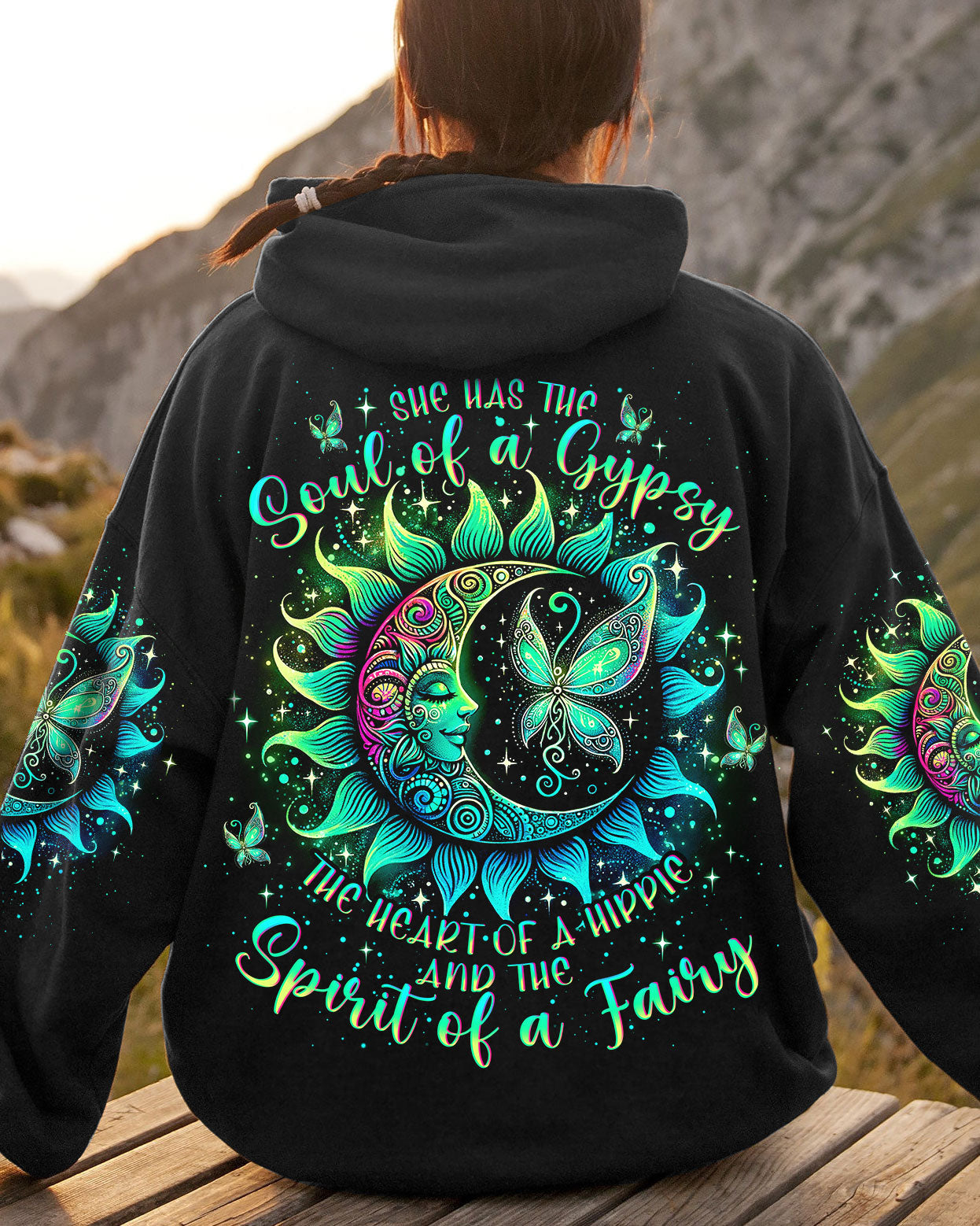 SPIRIT OF A FAIRY SUN MOON ALL OVER PRINT - TLNO1201241