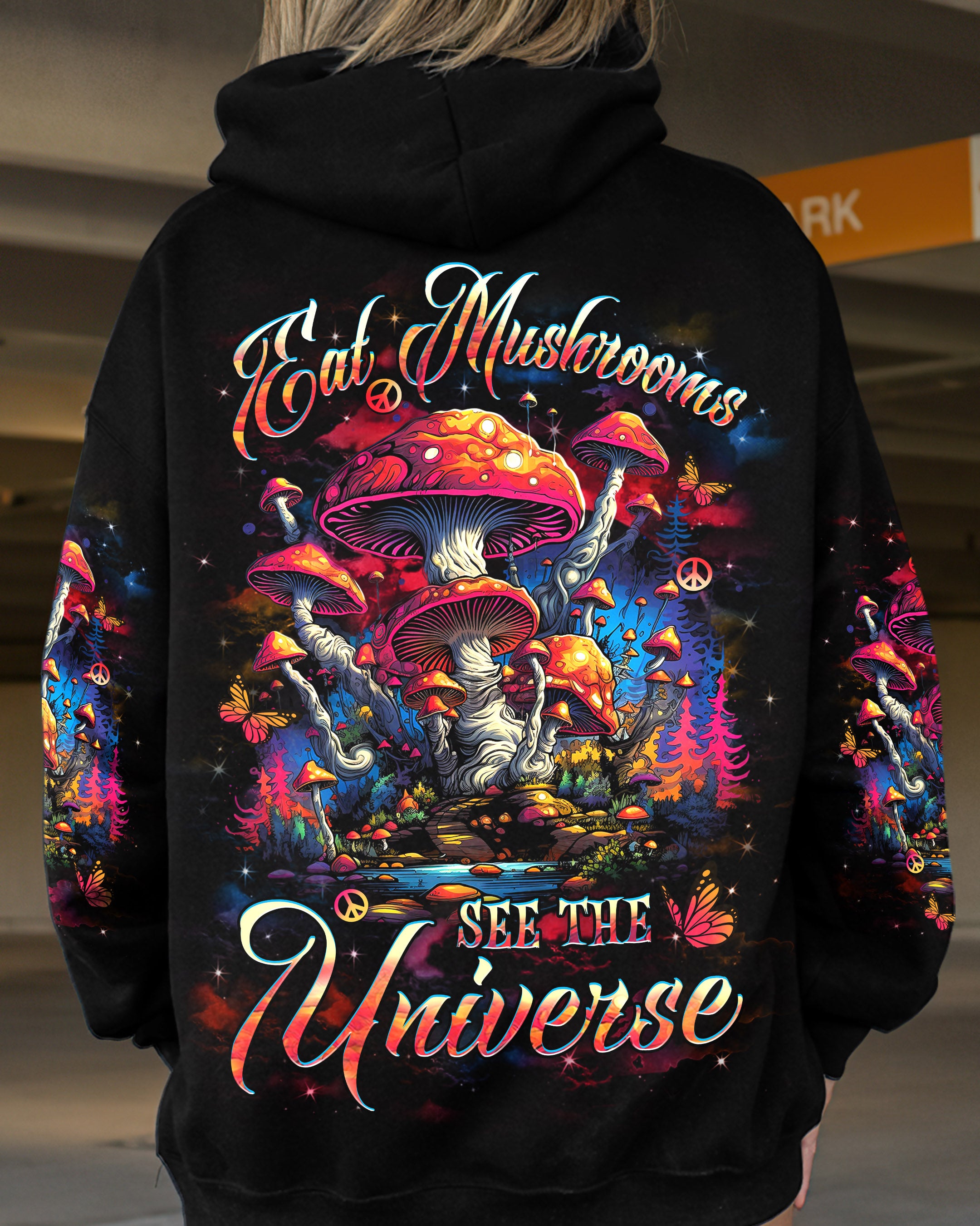 EAT MUSHROOMS SEE THE UNIVERSE ALL OVER PRINT - YHHN2201253