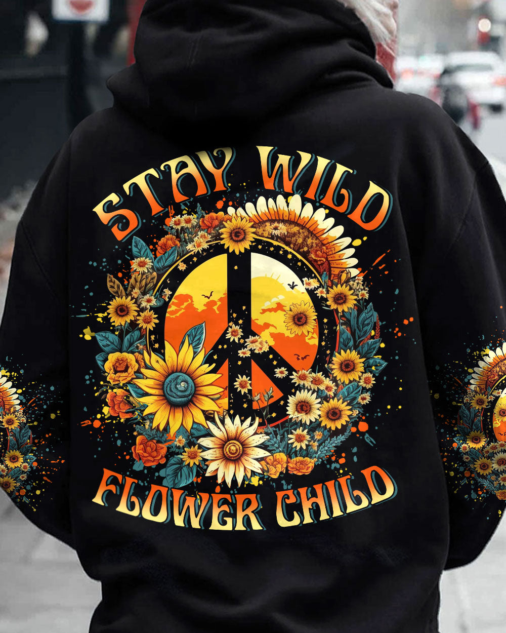 STAY WILD FLOWER CHILD ALL OVER PRINT - YHLN1704233