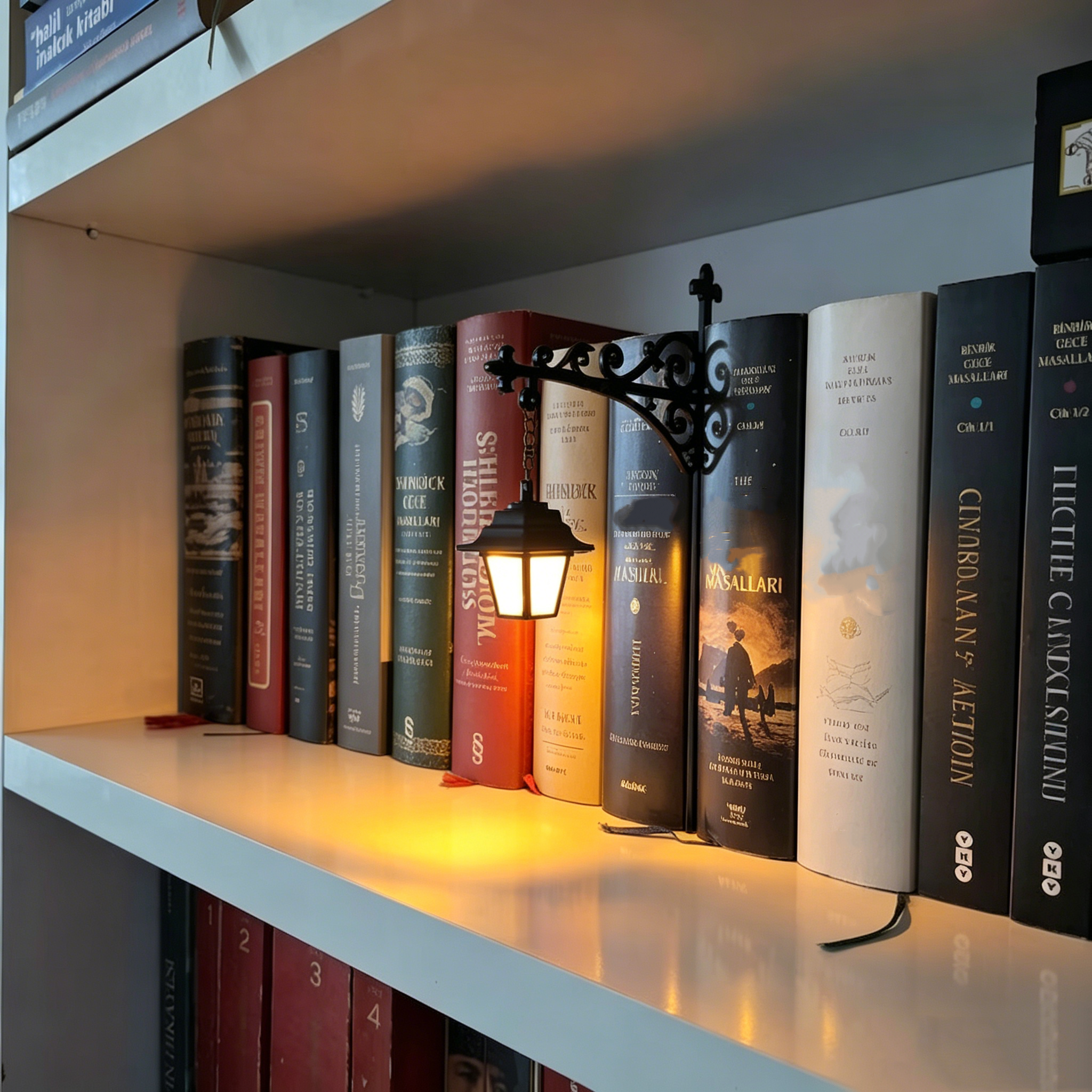 Limited Edition📚👻 Enchanted Bookshelf Lantern Bundle – Library Lantern & Ghost Lantern Set