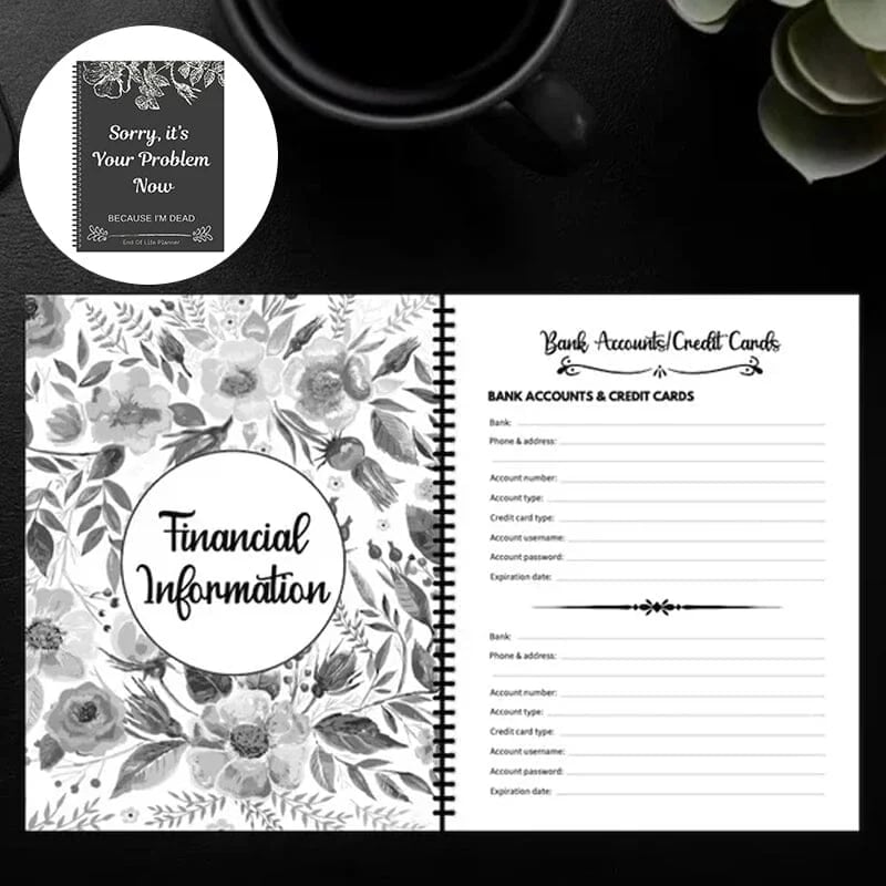 🎃 Halloween Gift: Sh*t, I’m Dead! End of Life Planner💀👍BEST SELLER