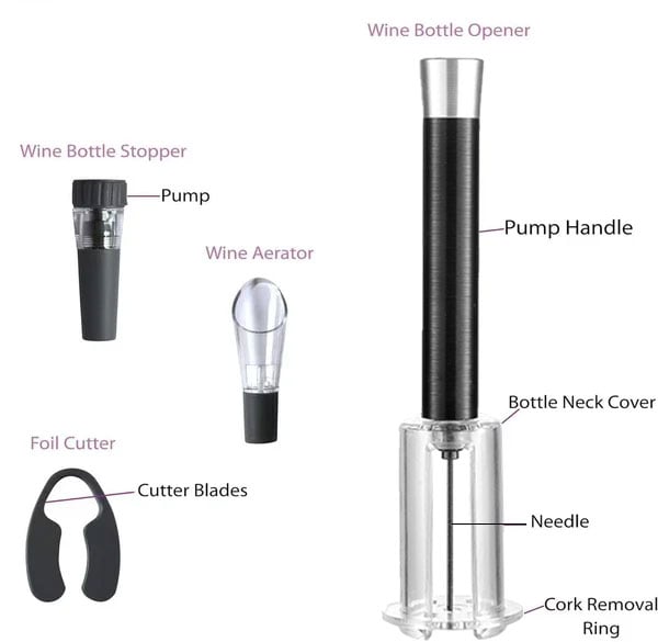 Momentumy 🔥Last day 49% OFF 🔥Wino on the Go Wine Opening Set - With Giftbox