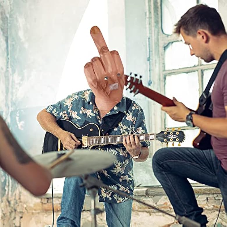 Middle Finger Funny Head Mask🖕