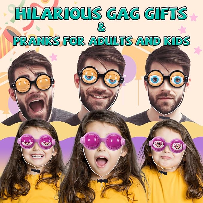 💥Funny Glasses with Winking Eye Mechanism👓