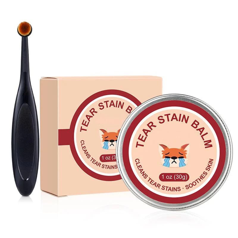💥LAST DAY SALE 50% OFF❤️Pet Tear Stain Protection Cream & Brush Set