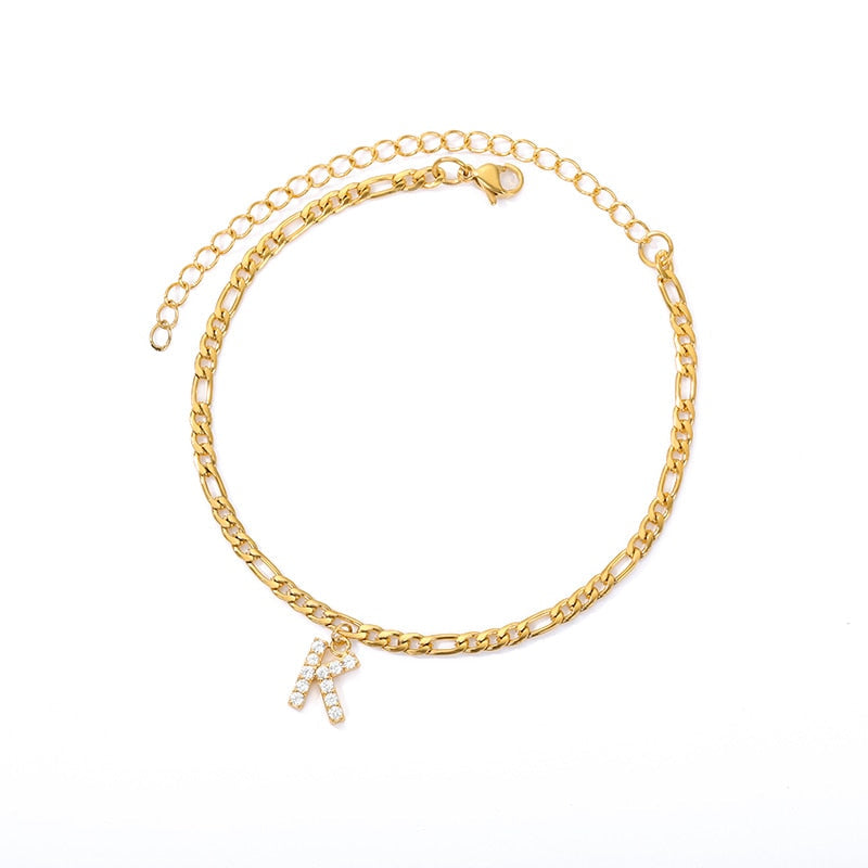【Buy 1 Get 1 Free】Initial Anklet & Initial Rings