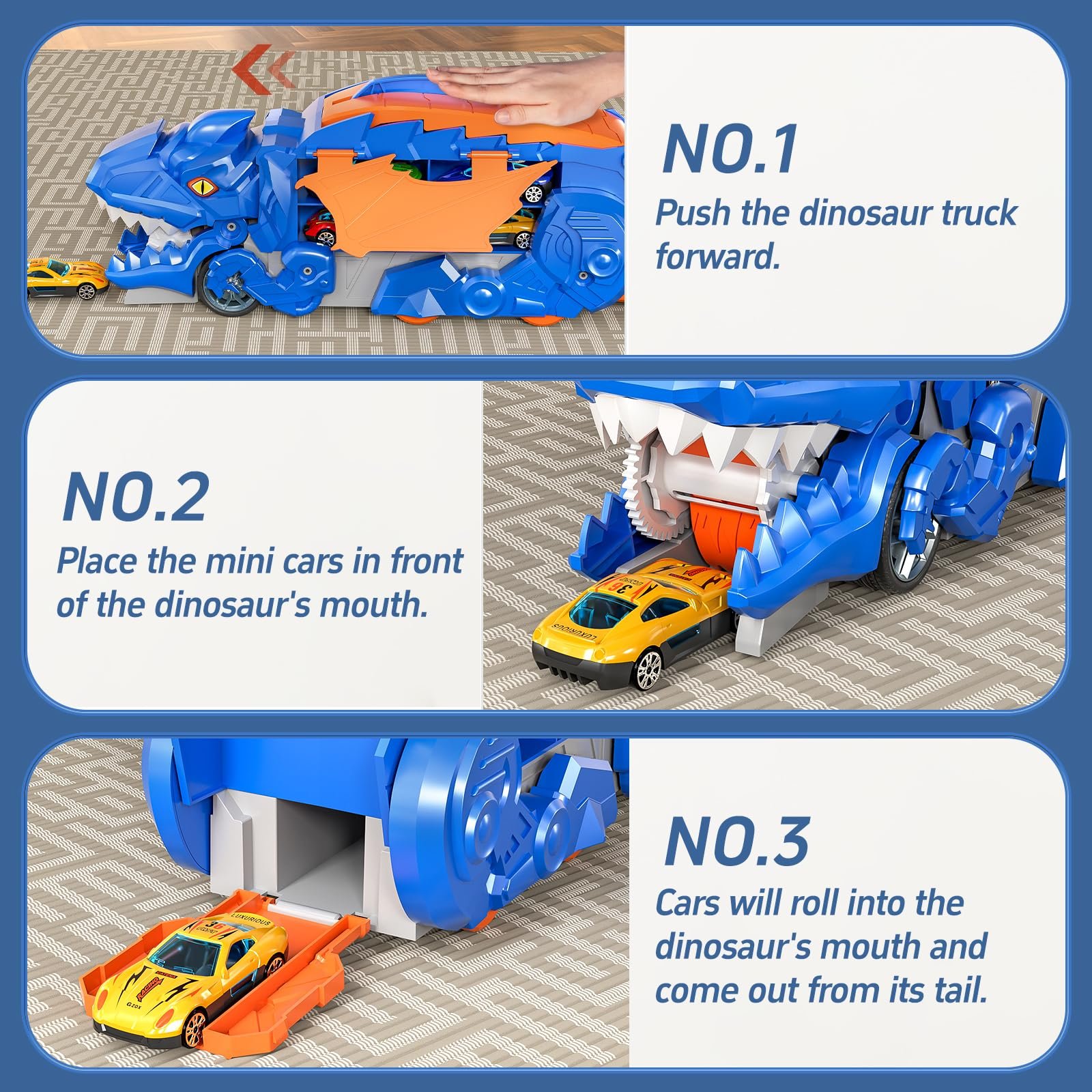 🔥Black Friday Sale -✨Dinosaur Transformed Truck Toy