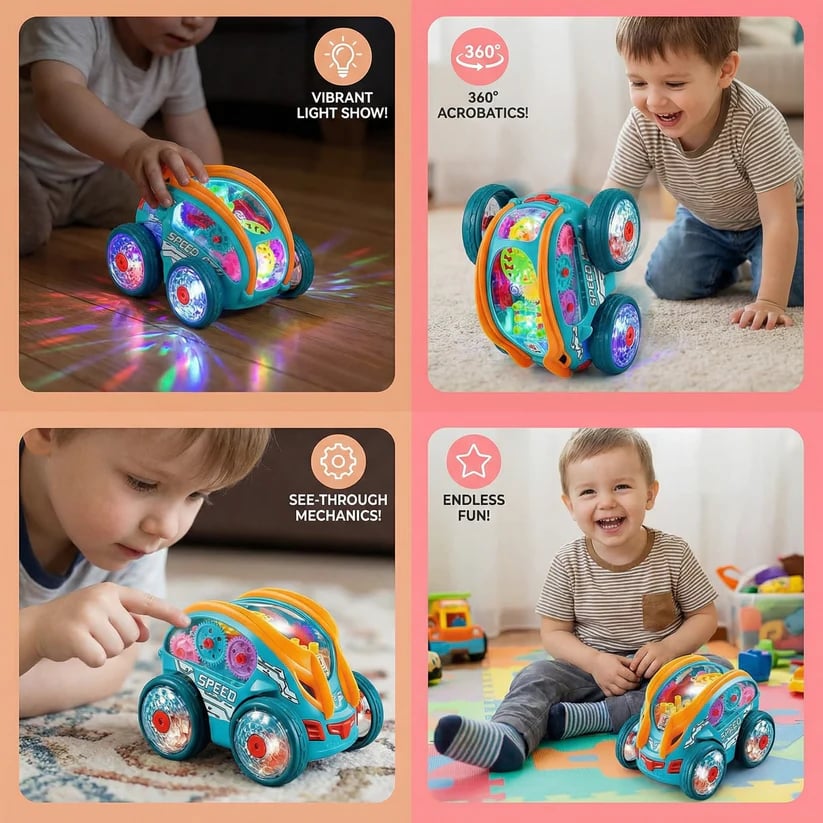 LED Somersault Vehicle with Music