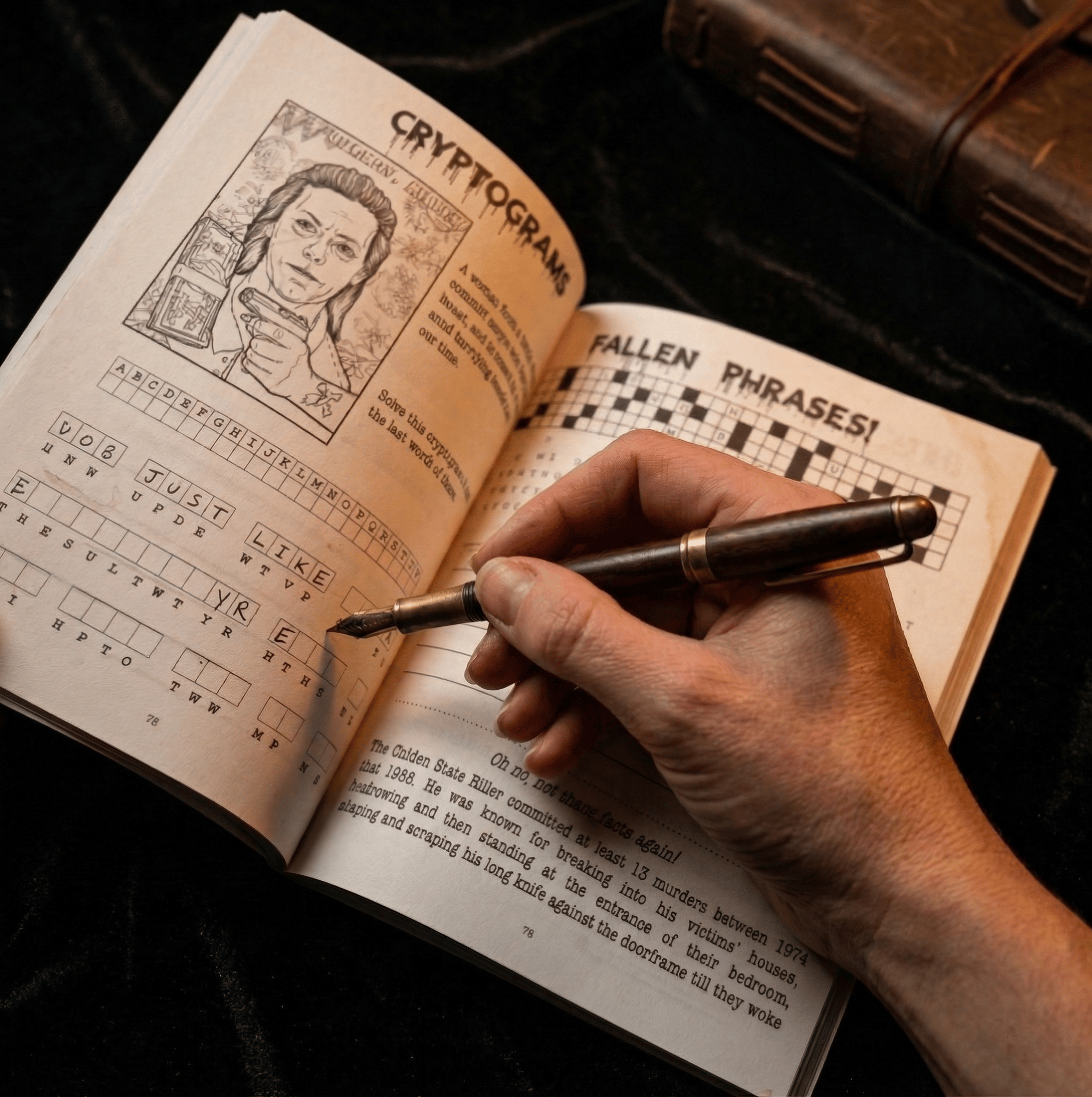 📚️True Crime Activity Book And Perfect Gift For Adults