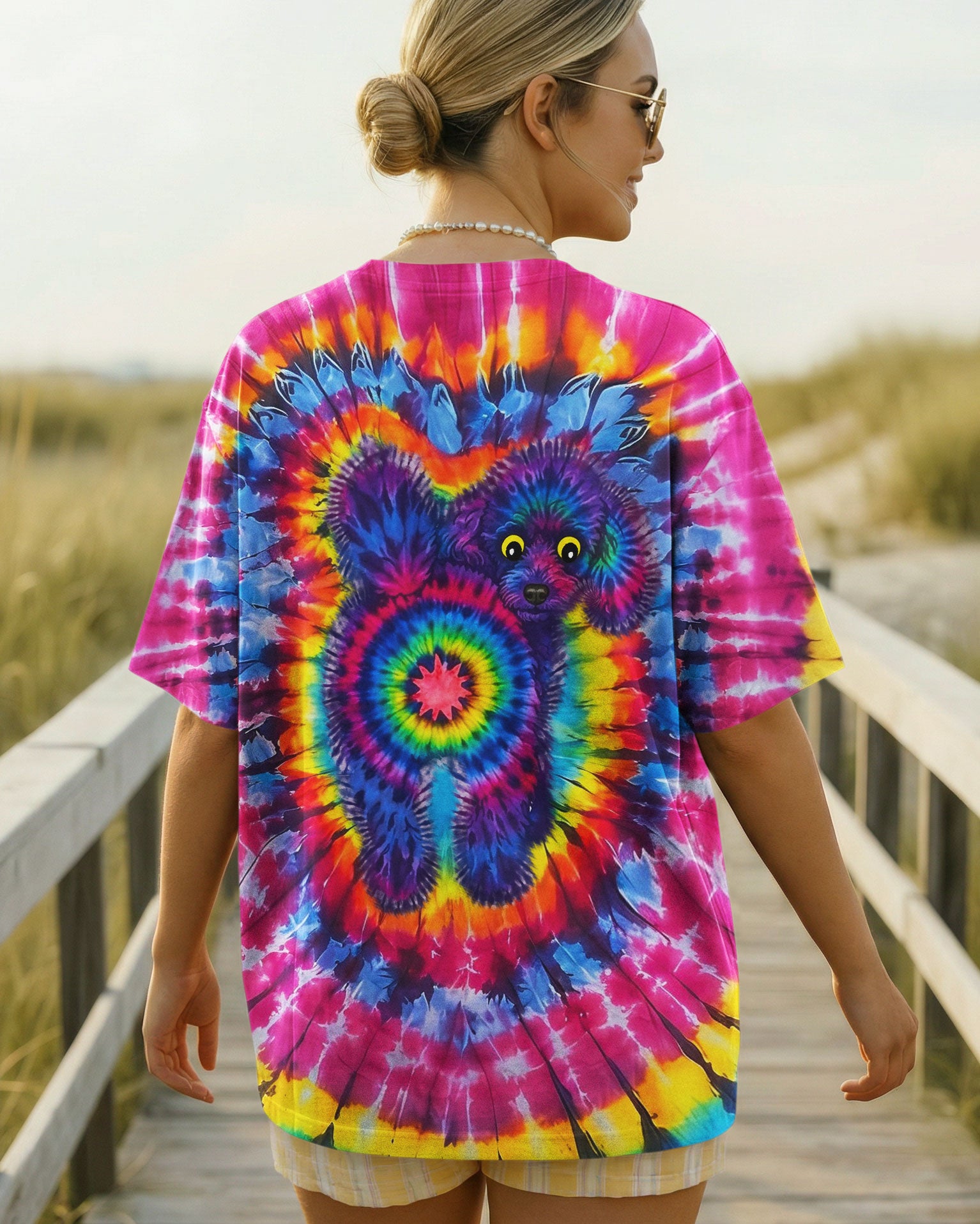 POODLE DOG SWIRL ALL OVER PRINT - TLNO0801261