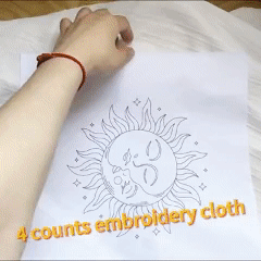 ❤️Beginner Friendly🧶🪡 4 Piece Tarot Astrology Embroidery Starter Kit Includes Instructions🔮